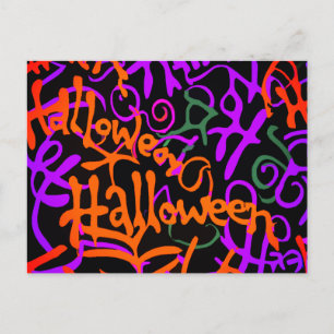 Postal Color de Halloween