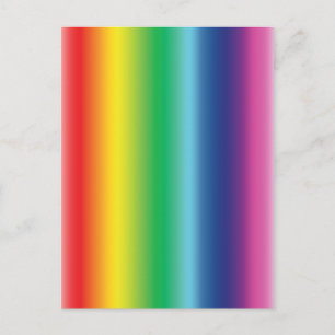 Postal Color de la bandera arcoiris del orgullo patrón de