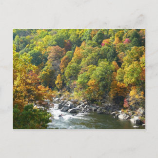Postal Color de la caída en el Parque Estatal Ohiopyle