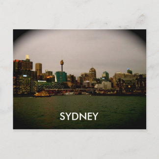 Postal Color de las luces de la ciudad