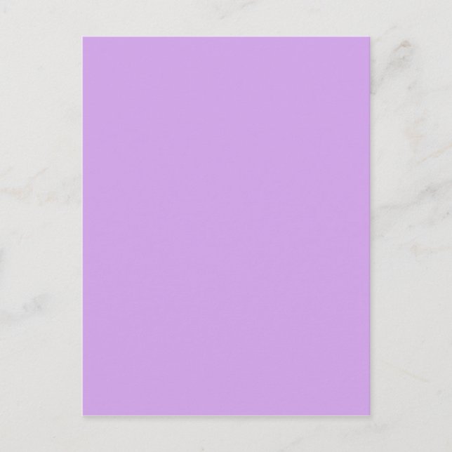 Postal Color de lavanda (Anverso)