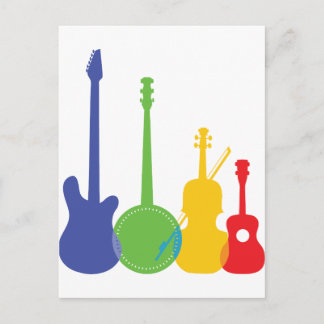 Postal Color de los instrumentos