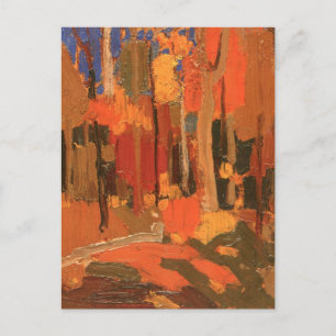 Postal Color de otoño de Tom Thomson
