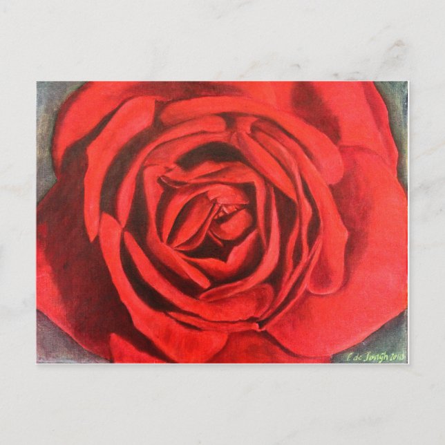 Postal - color de rosa (Anverso)