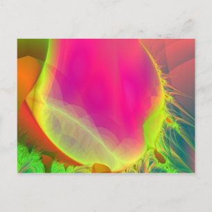 postal color de rosa