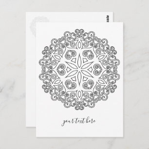 Postal Color de su propio MANDALA - DIY Colour Book 2