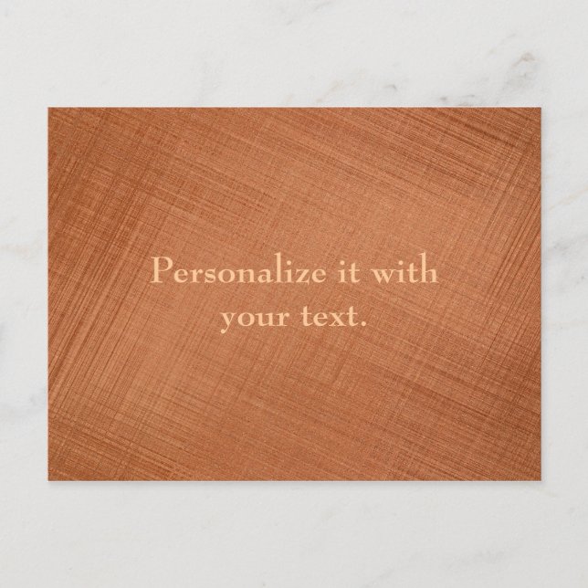 Postal Color del cobre (Anverso)