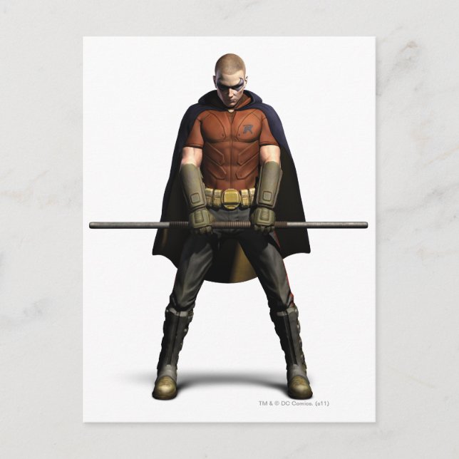 Postal Color del Robin (Anverso)