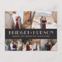 Color Editable De Lujo Collage Guardar La Postcart