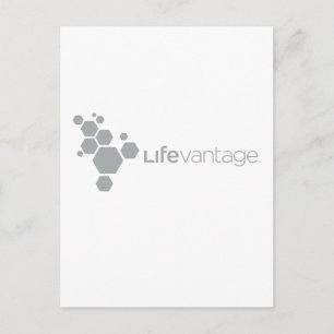Postal Color gris del logotipo corporativo de LifeVantage