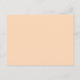 Postal color melocotón puff