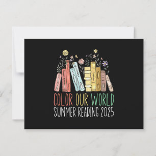 Postal Color Nuestra Lectura Mundial De Verano 2025