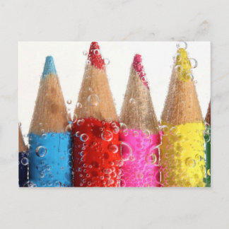 Postal Color Pencil in Soda Water
