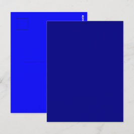 Postal Color sólido azul marino