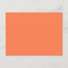 Postal Color sólido coral (rosa Naranja)
