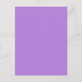 Postal Color sólido morado de lavanda