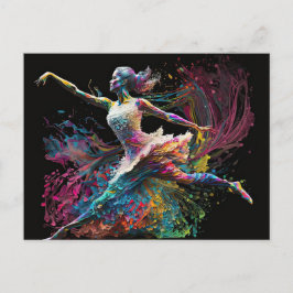 Postal Color Splash Ballerina