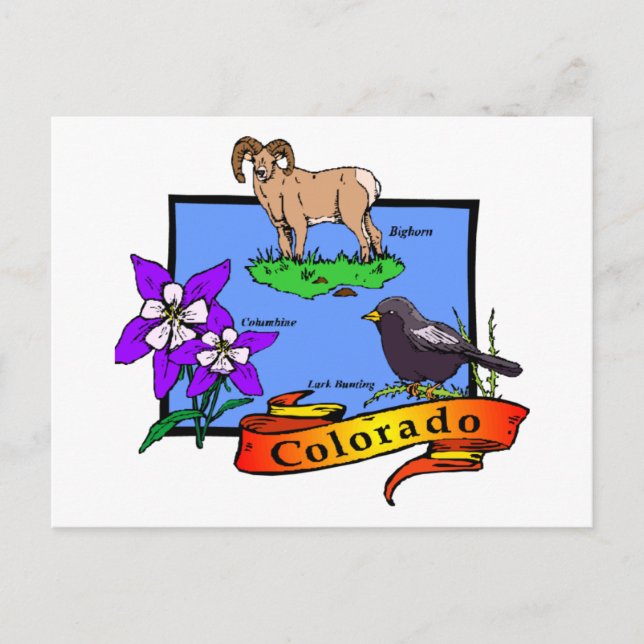 Postal Colorado (Anverso)