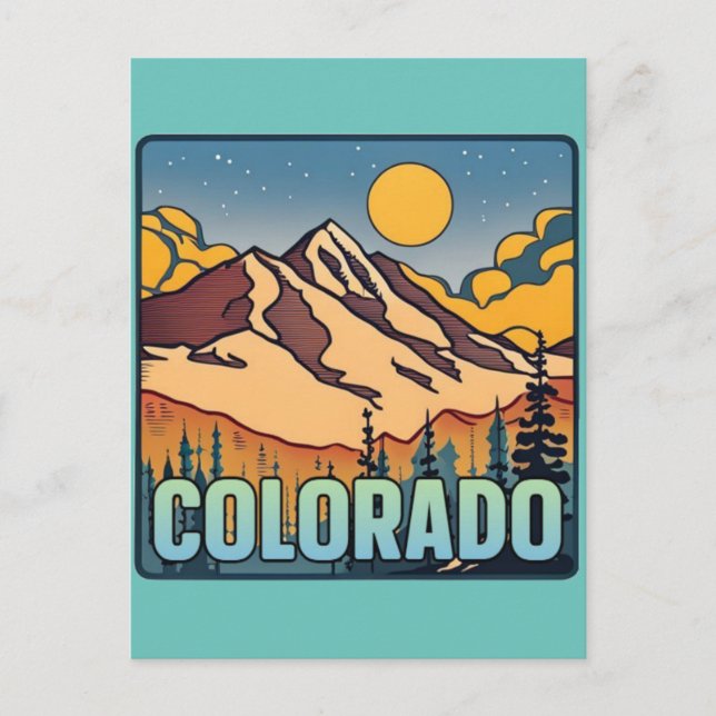 Postal Colorado (Anverso)