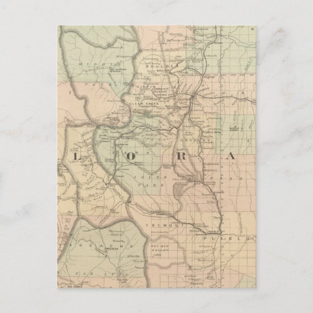 Postal Colorado (Anverso)