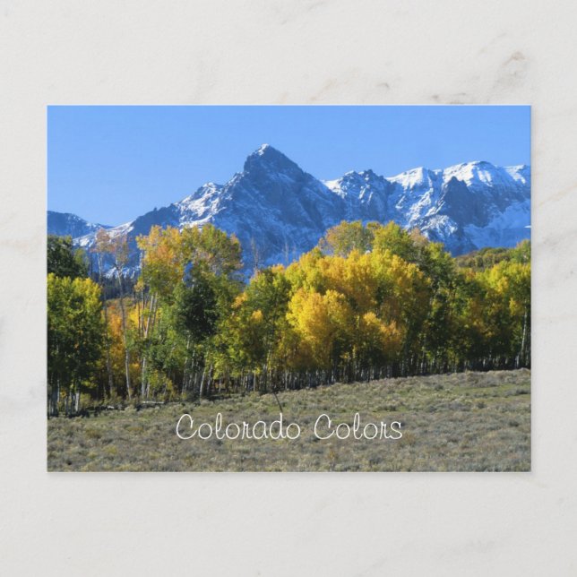 Postal Colorado Colores Postcard (Anverso)