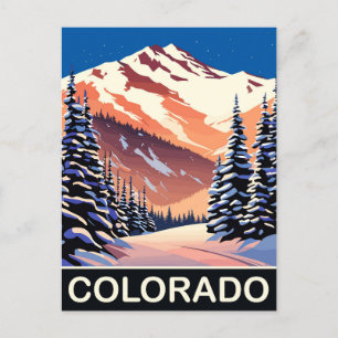 Postal Colorado en Nieve, Viajes de época