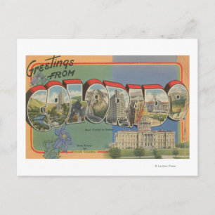 Postal Colorado (Escena de la Capital Estatal)