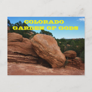 Postal Colorado Garden of Gods Post Card