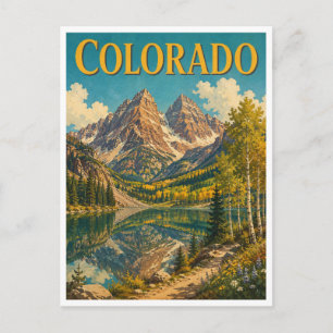 Postal Colorado Maroon Bells GeoSaga
