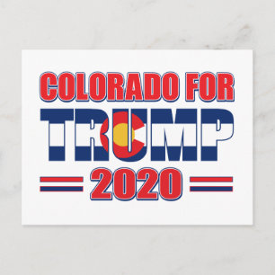 Postal Colorado para Trump - Trump 2020