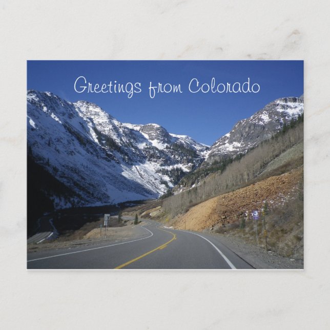 Postal Colorado Postcard (Anverso)