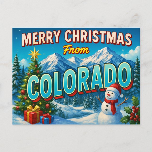 Postal Colorado Postcard (Anverso)