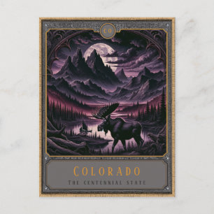 Postal Colorado   Postcarta de arte gótico