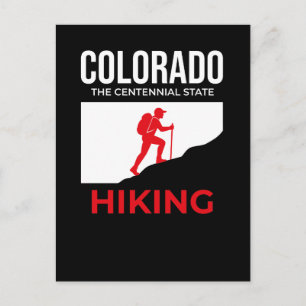 Postal Colorado Senderismo – El Estado del Centenario USA