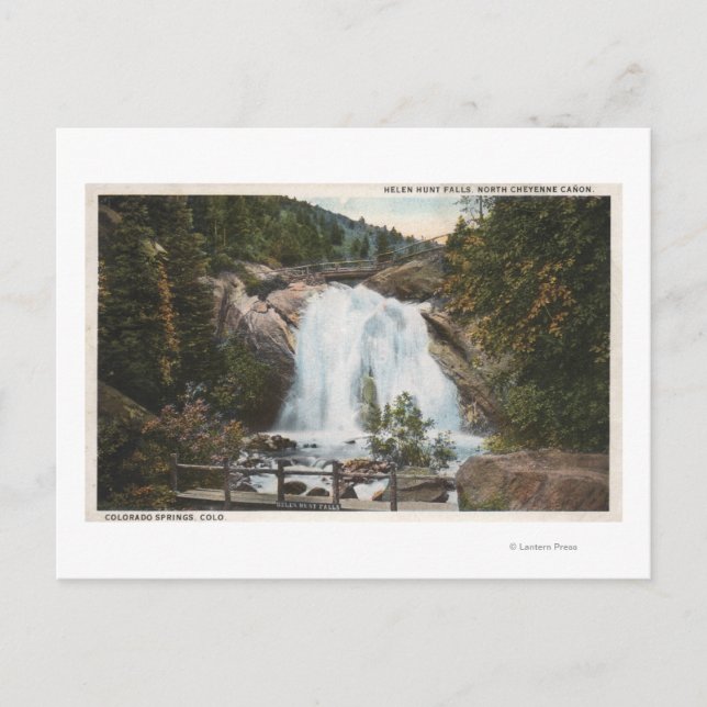 Postal Colorado Springs, CO - Helen Hunt Falls (Anverso)
