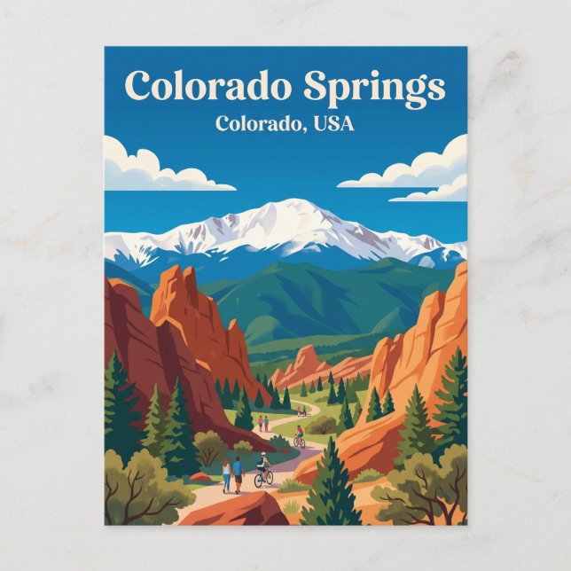 Postal Colorado Springs Colorado (Anverso)