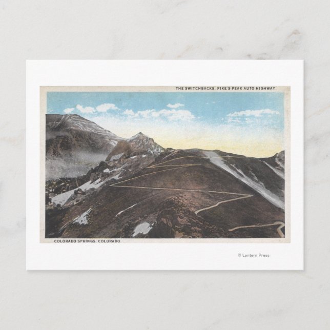 Postal Colorado Springs, Colorado 4 (Anverso)