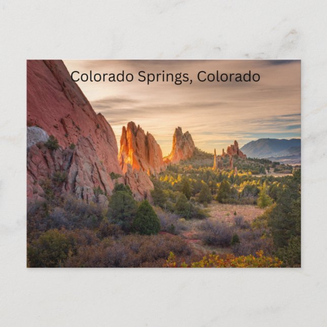 Postal Colorado Springs, Colorado Postcard (Anverso)
