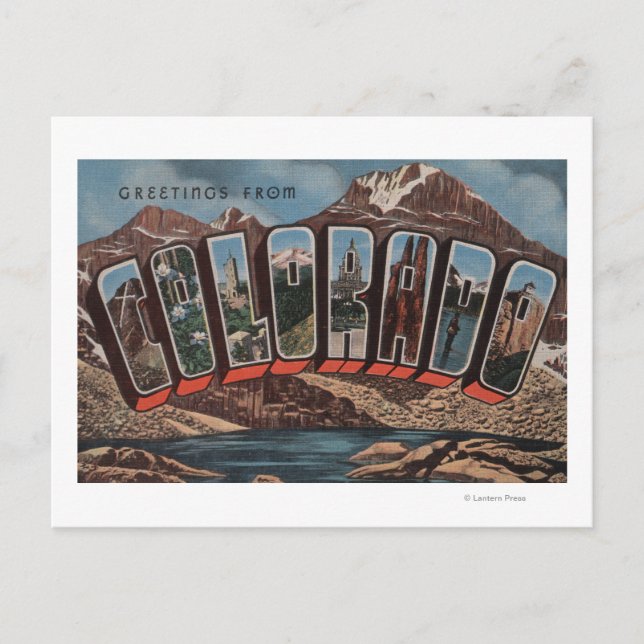 Postal ColoradoGrandes EscenasColorado (Anverso)