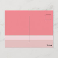 Colorblock Tres Tonos Rosa  Save the Dates  Postca