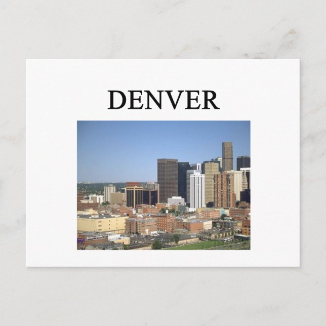 Postal colordo DENVER (Anverso)