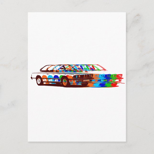 Postal Colores completos BMW (Anverso)