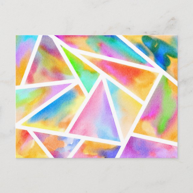 Postal Colores de agua Geo  (Anverso)