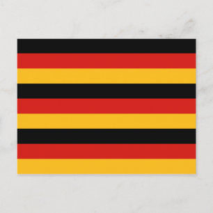 POSTAL COLORES DE BANDERA ALEMANA