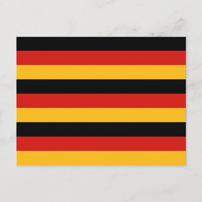 POSTAL COLORES DE BANDERA ALEMANA (Anverso)