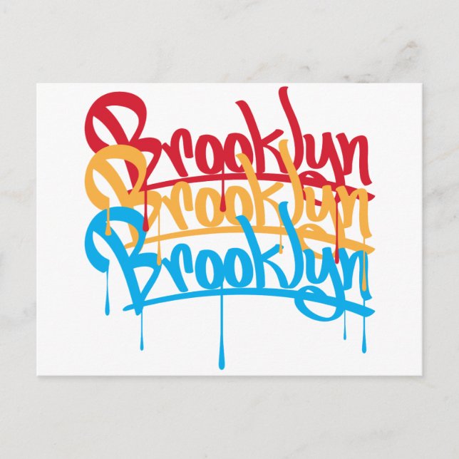 Postal Colores de Brooklyn (Anverso)