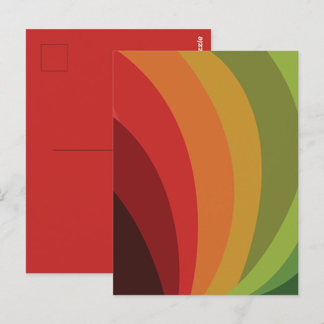 Postal Colores de caída (Anverso / Reverso)