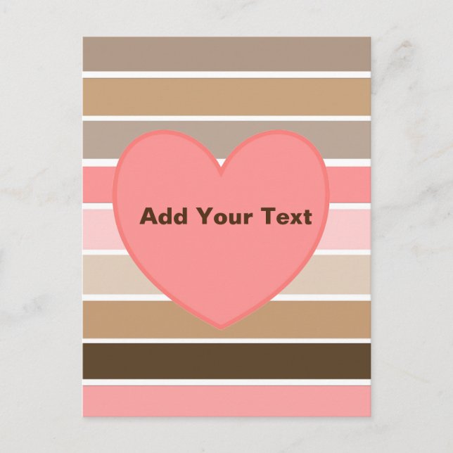 Postal Colores de concha de caracol (Anverso)