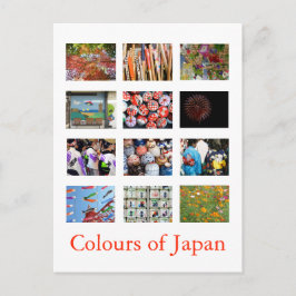 Postal Colores de Japón (colorido)