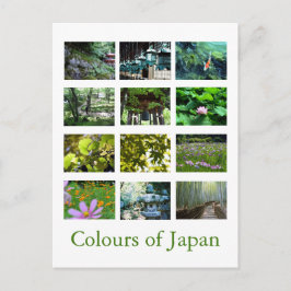 Postal Colores de Japón (verde)